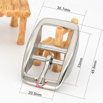 1pieceStainless Steel Adjustable Belt Buckle Double-bar Pin Buckle Tri-glide Slider Horse Halter Harness Accessories Parts