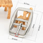 1pieceStainless Steel Adjustable Belt Buckle Double-bar Pin Buckle Tri-glide Slider Horse Halter Harness Accessories Parts