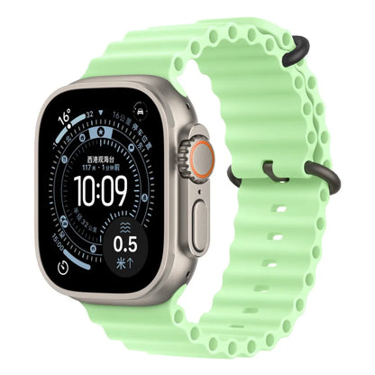 Ocean Strap for apple watch Band 44mm 40mm 45mm 41mm 49mm 46mm silicone correas bracelet iWatch series 7 5 6 3 se 8 Ultra 2 9 10