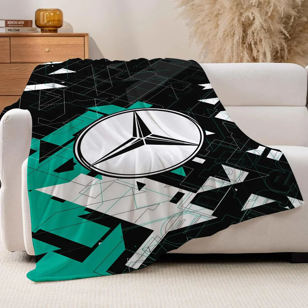 Fashion print Blanket For Sofa Office Bed Plane Travel Sleep Read Relax Camping Soft And Warm A-aMG
