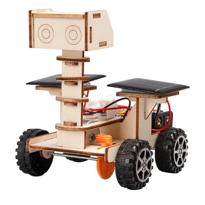 STEAM Experiment Kit Wooden DIY Toy Building Kit Hand‑Assembled Physical Science Model Science Lesson Aid For Kids 6‑14 Years