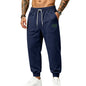 Men's Fleece Lined Jogger Pants, Autumn Winter Heavyweight Sweatpants, Drawstring Loose Fit Outdoor Sports Warm Trousers