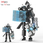 Moc Skibidi Toilet Figures Model Blocks Titan Cameraman Speakerman Construction Toys Party Halloween Decoration Boys Gifts