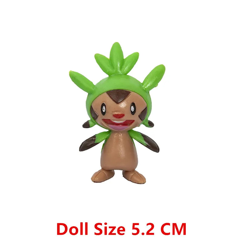 Pokemon Anime Action Figure Set - Pikachu Sun Elf Eevee Gengar Monsters Cartoon Model Toys Gift for Bulk Purchase