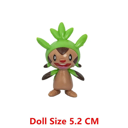 Pokemon Anime Action Figure Set - Pikachu Sun Elf Eevee Gengar Monsters Cartoon Model Toys Gift for Bulk Purchase