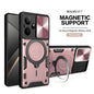 For Realme GT7 5G Case Armor Slide Camera Lens Protect Back Cover For OPPO Realme GT7 GT 7 RealmeGT7 Magnetic Holder Ring Funda