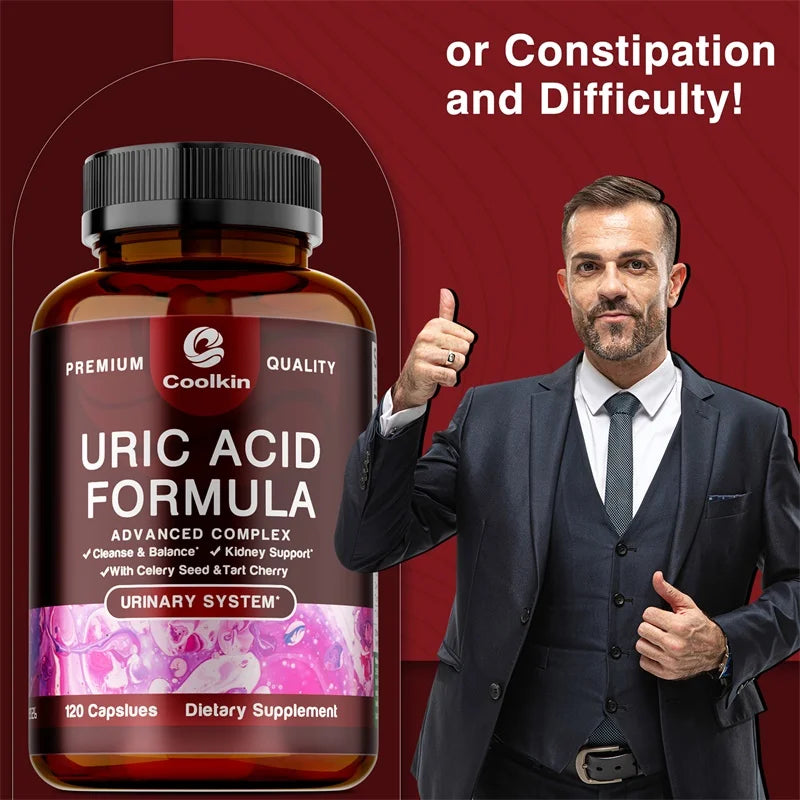 Uric Acid Cleanse Formula - Supports Uric Acid Cleansing, Joint Health, Immunity Enhancement, and Metabolism Promotion