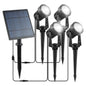 1/2/4/6 LEDS Solar Spotlight Outdoor Garden Wall Lamp for Tree Street Decor IP65 Waterproof LED Landscape Countyard Solar Light