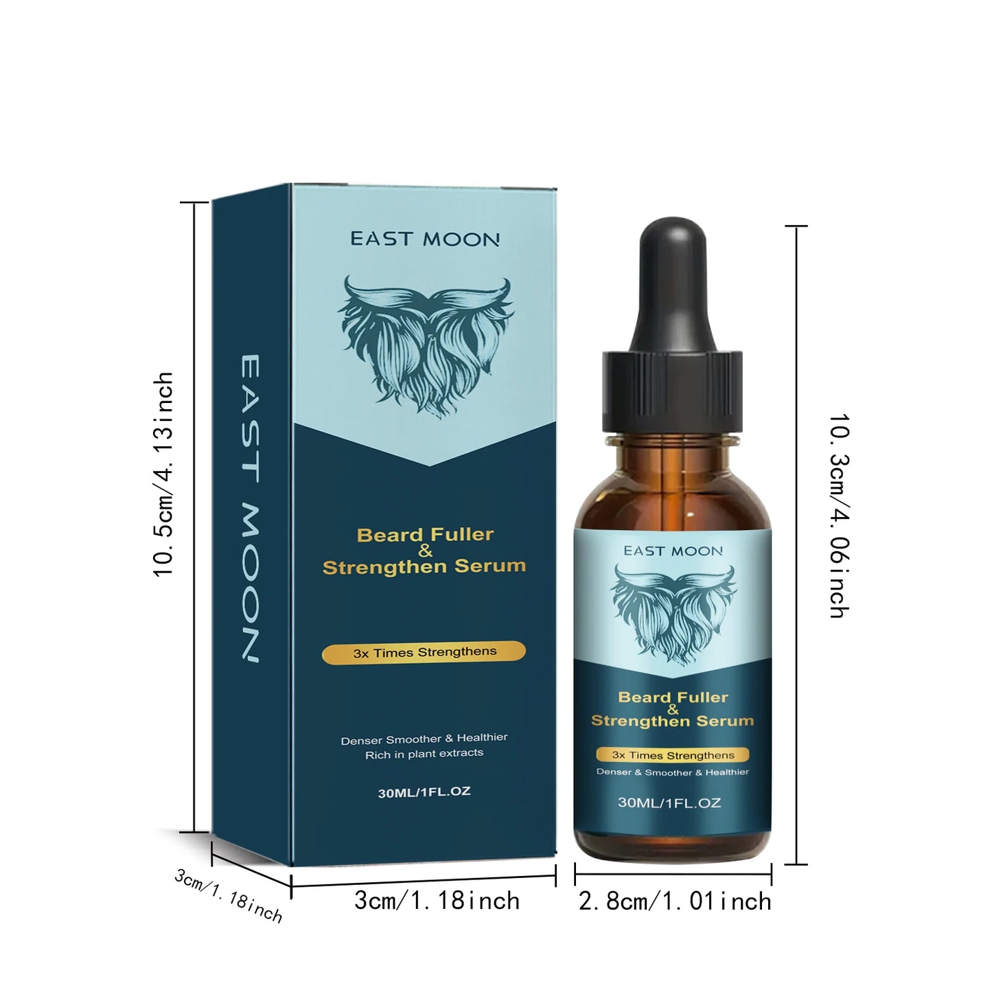 Natural Hair Care Essential Oil Ginger Polygonum Multiflorum Deep Nourish Thicken Soft Smooth Serum for Hair Beard Growing Care