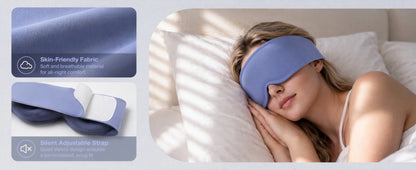 3D Weighted Eye Mask, 3D Breathable Soft Comfortable Eye Mask for Sleeping, Light Blocking, Microgravity Alleviates Eye Fatigue