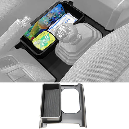 Car Gear Shift Storage Box Organizer Tray Cup Holder for Suzuki Jimny 5-door XL JC74 2024 2025 2026 AT Model Interior Accessory