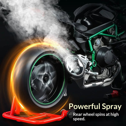 Kawasaki Ninja H2R 1:9 Scale Dynamic Model - Smoke Effect Alloy Motorcycle in Gift Box, Collector‘s Edition Cars