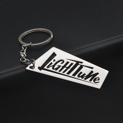 Personalized Logo Keychain, Wholesale Custom Company Logo Pendant, Stainless Steel Material Custom Metal Badge Keyring, Pendant