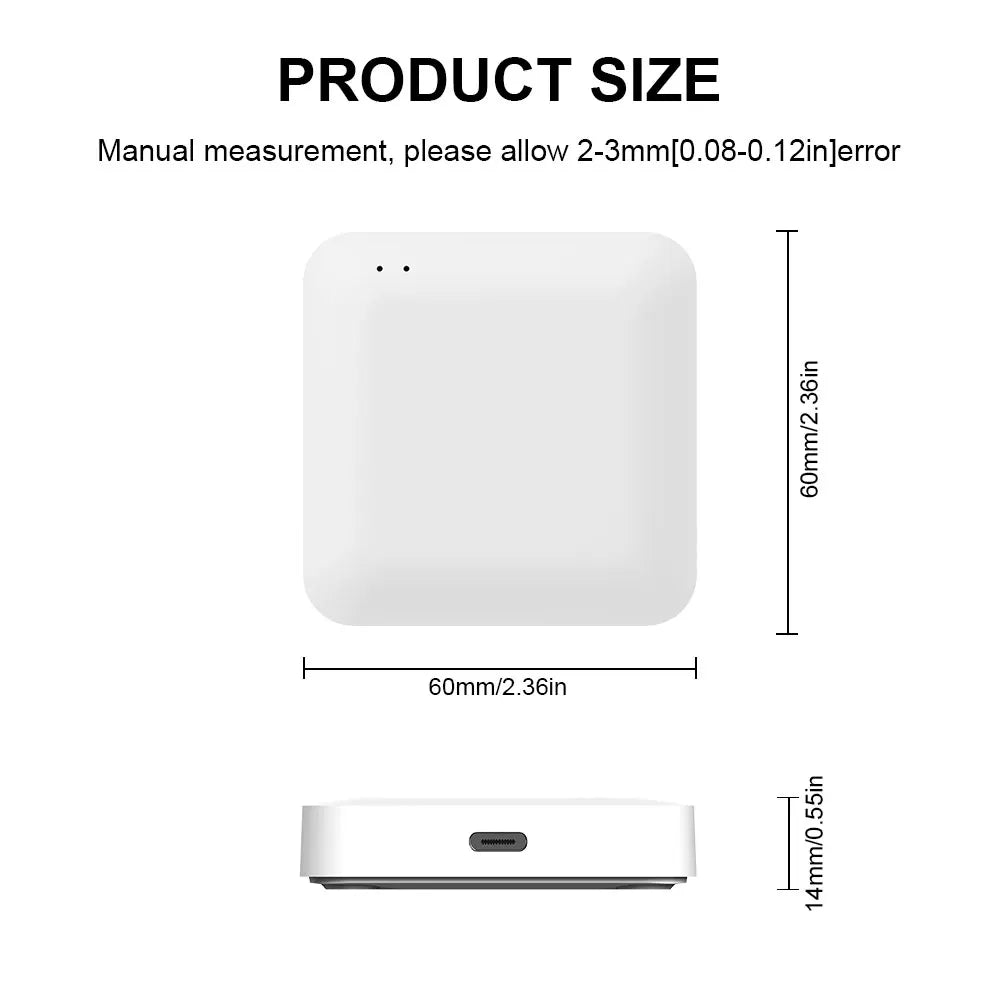 Tuya Multi-Mode ZigBee Bluetooth Gateway Hub Wireless Smart Home Appliances Remote Controller Bridge Support Alexa Google Home