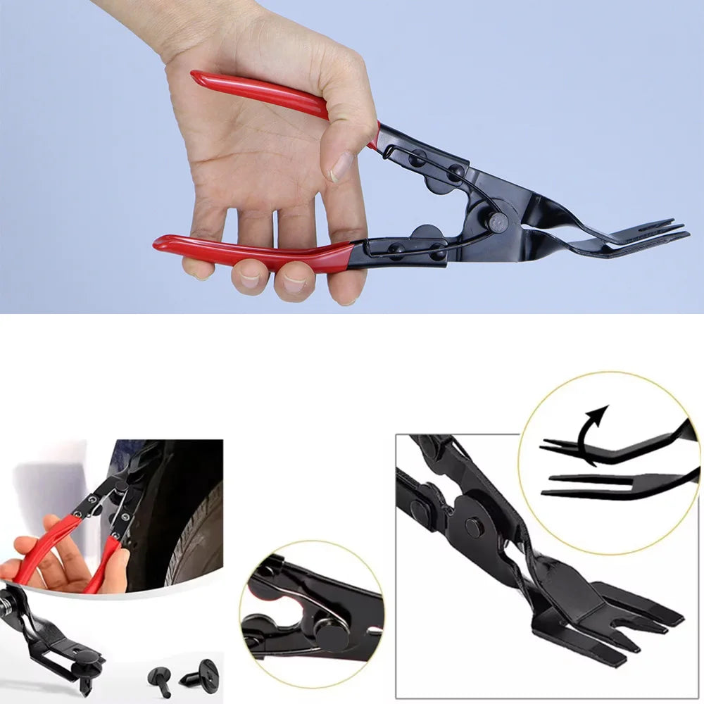 Car Trim Clip Removal Pliers Headlight Repair Tool for Dash Door Panel Fascia & Plastic Rivet Disassembly