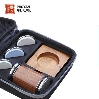 PROYAN Professional Sharpening stone Roller type Fixed Knife Sharpener Diamond Ceramic Whetstone DIY Woodwork Tool Grindstone
