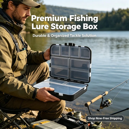 Fishing Accessories Storage Box Double Sided Bait & Hook Box Carp Luya Fishing Gear Organizer Multifunctional Fishing Parts