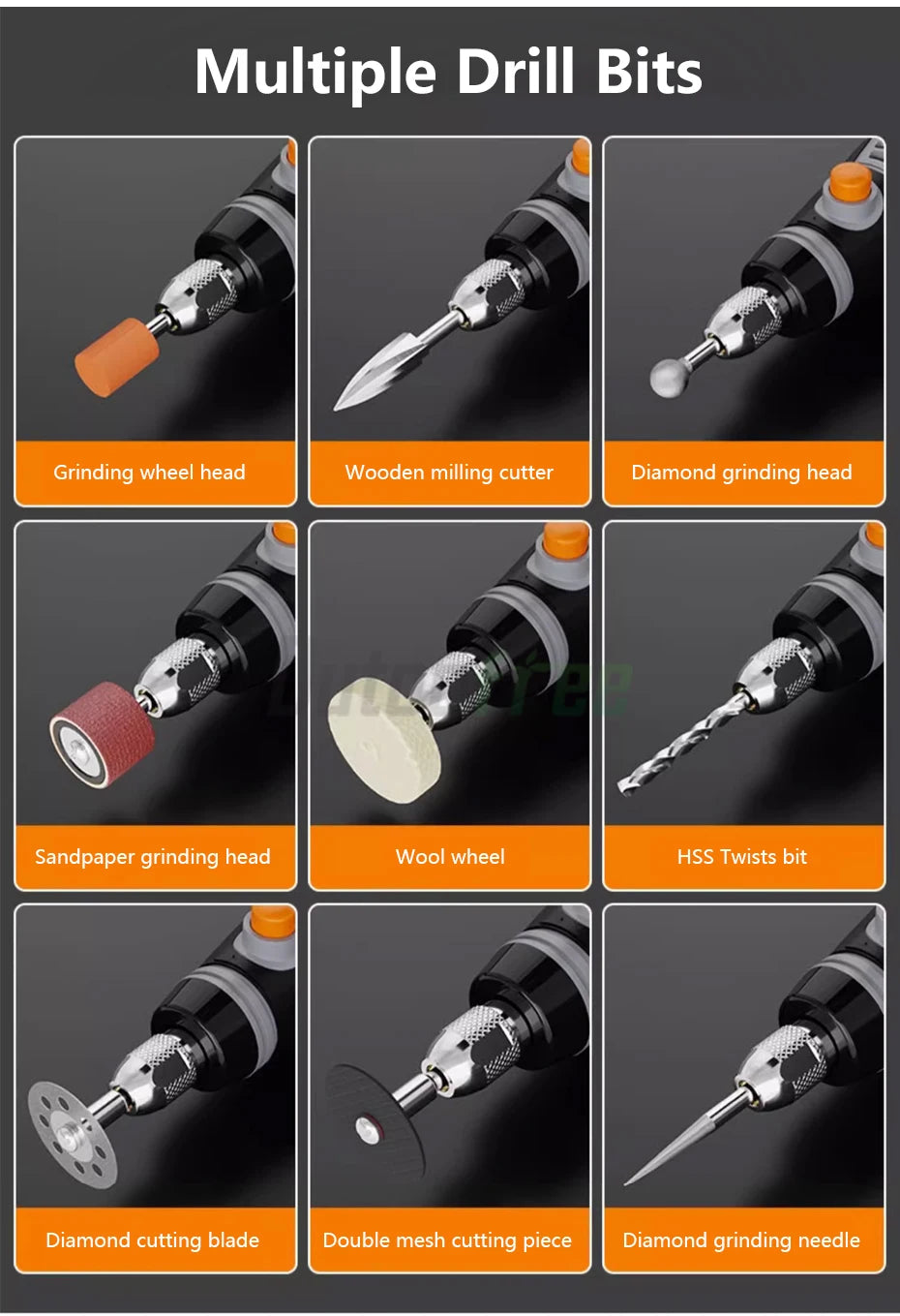 35W Rechargeable Electric Drill 3 Speed Engraving Pen USB Cordless Rotary Tool For Jewelry Metal Dremel Tools 8500r-21000r/min