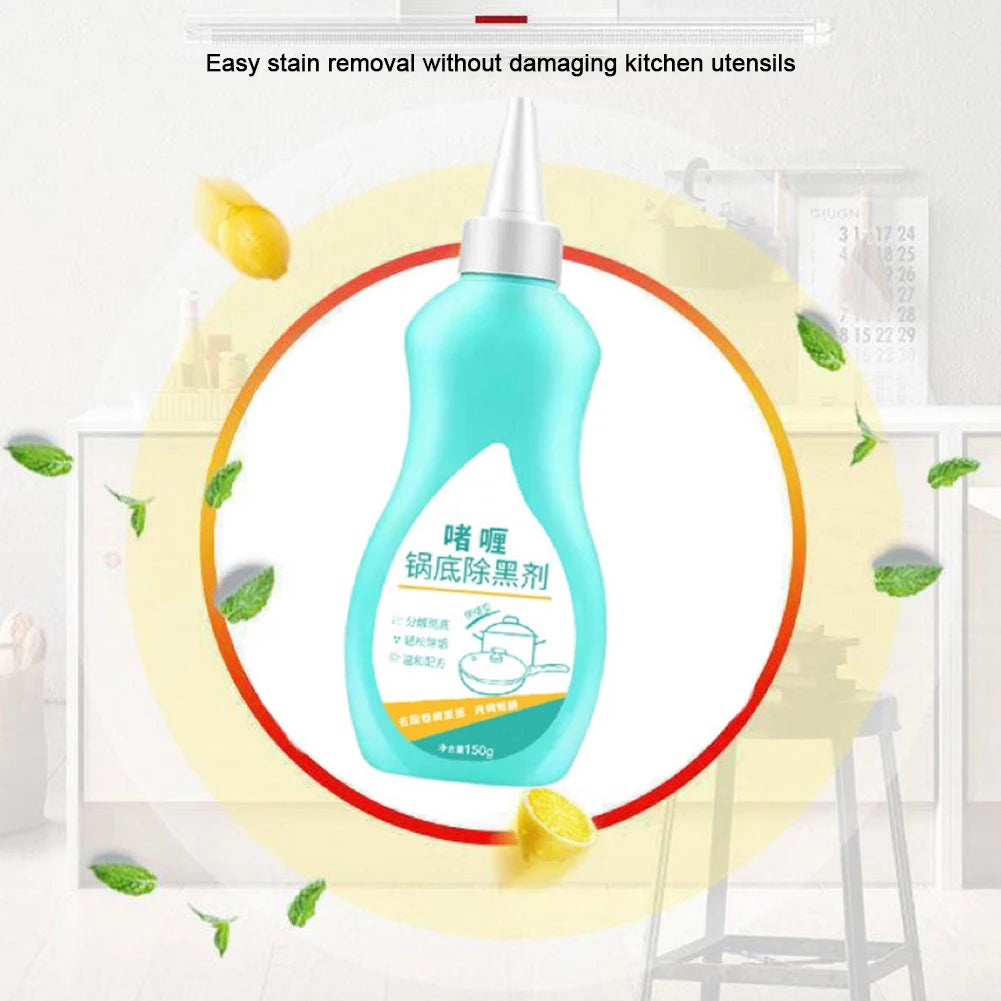 150g PotBottom Cleaning Gel Stainless Steel Cleaner for Bottom of Pots and Pans Pot Gel Cleaner Effortless for Burned Cookware