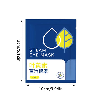 5PCS Lutein Steam Eye Mask Warm Moist Heating AndSoothing For The Eyes Light-Blocking Eye Protection Mask Hot Compress Eye SPA