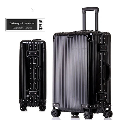 KLQDZMS High Quality All Aluminum Magnesium Alloy Luggage Large Capacity Travel Suitcase 20 Inch Boarding Business Luggage Bag