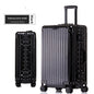 KLQDZMS High Quality All Aluminum Magnesium Alloy Luggage Large Capacity Travel Suitcase 20 Inch Boarding Business Luggage Bag
