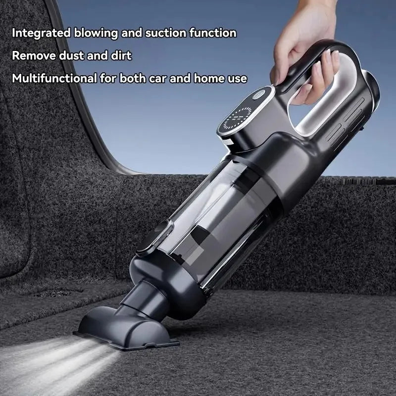 Car Vacuum Cleaner Wireless One-Button Dust Dump High-Power Portable Vacuum Cleaner Large Suction Mini Handheld Vacuum Cleaner