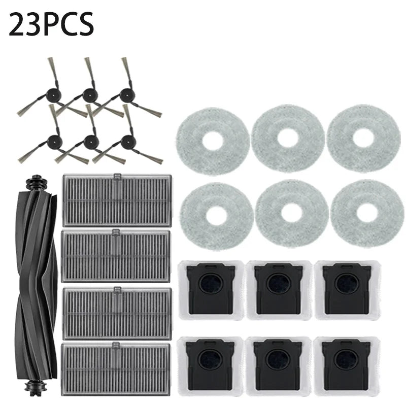Dreame L40 Ultra / X40 Ultra Vacuum Cleaner Replacement Accessories Main Side Brush HEPA Filter Mop Cloths Dust Bag Spare Parts