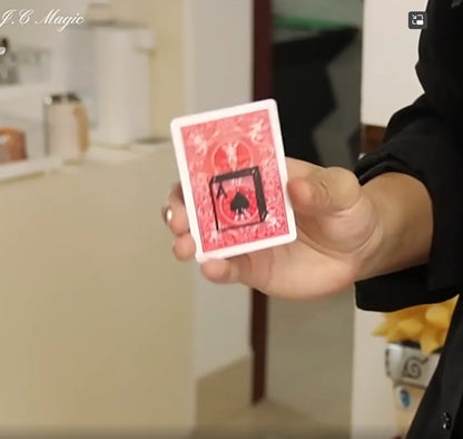 Mini Cardiographic By J.C Magic Tricks Close Up Street Illusions Gimmicks Mentalism Props Prediction Card Rising Poke Card Magia