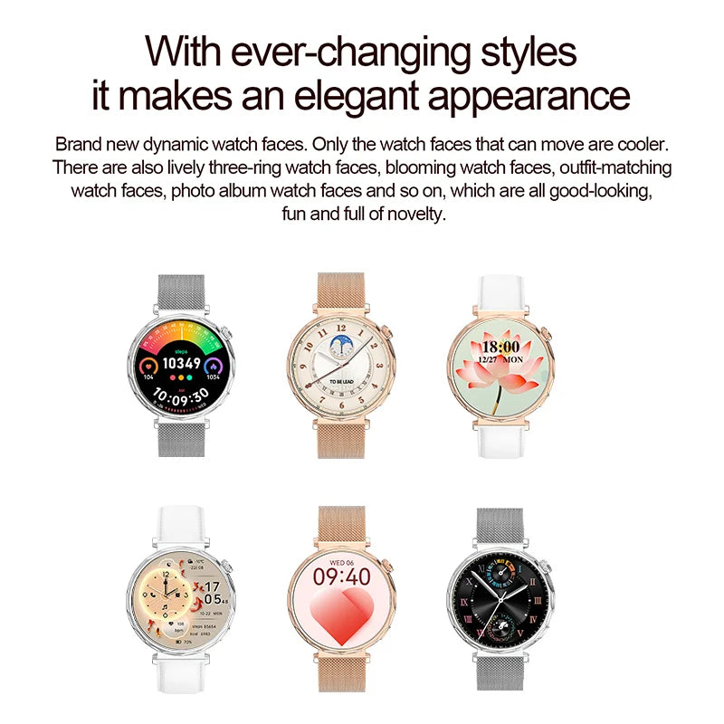 LIGE 2025 Smart Watch Women Full Circle Touch Screen Bluetooth Call Men Smartwatch Waterproof Sport Activity Fitness Watch Women