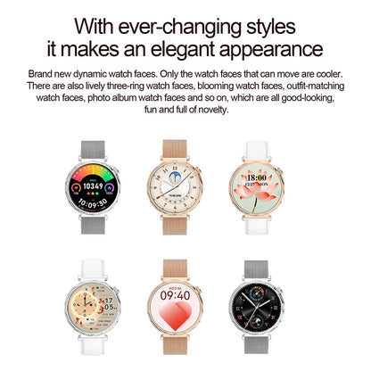 LIGE 2025 Smart Watch Women Full Circle Touch Screen Bluetooth Call Men Smartwatch Waterproof Sport Activity Fitness Watch Women