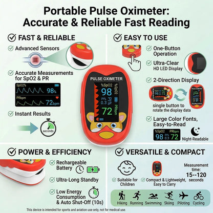 Non-Contact Infrared Laser Thermometer Finger Pulse Oximeter,Fast Temperature/Blood Oxygen/Pulse Rate Measurement