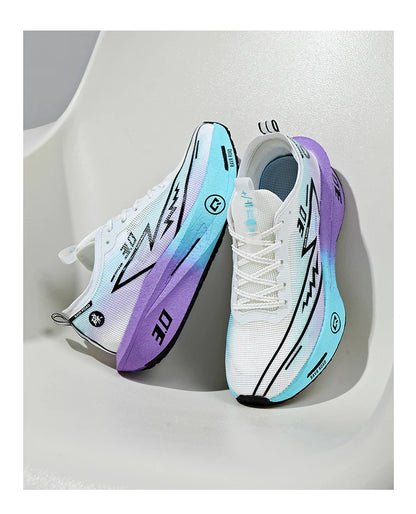 Couple Breathable Mesh Carbon Board Shoes, Student Sports Exam Shoes, Chunta Ultra Light Rebound Marathon Running Shoes