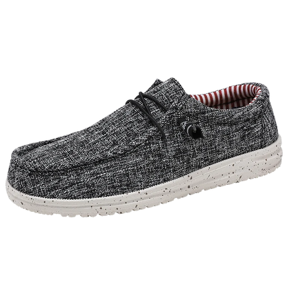 Men's Loafers Shoes Slip-on Easy To Put on Take Off Comfortable Breathable Casual Lightweight Low-Top Men's Canvas Shoes