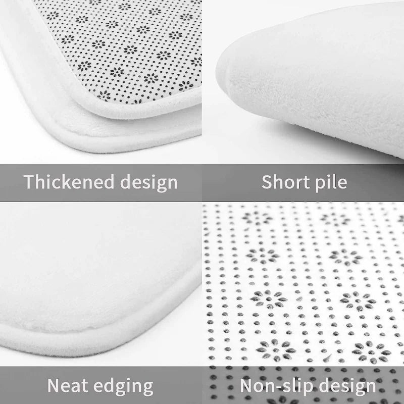 VIKAMA Creative Dollar Printed Carpet Anti-Slip Bedroom Side Rug Easy to Clean Game Room Dormitory Floor Mat Home Decoration