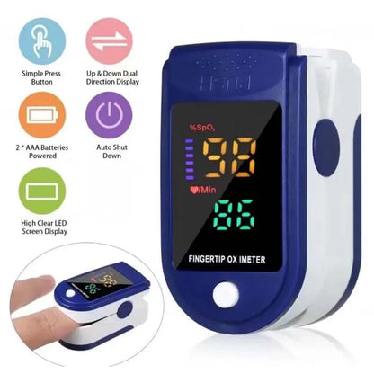 Finger Pulse Oximeter Medical Portable blood oxygen oxymetre Heart Rate Saturation Meter OLED Oximetro de dedo LED Display