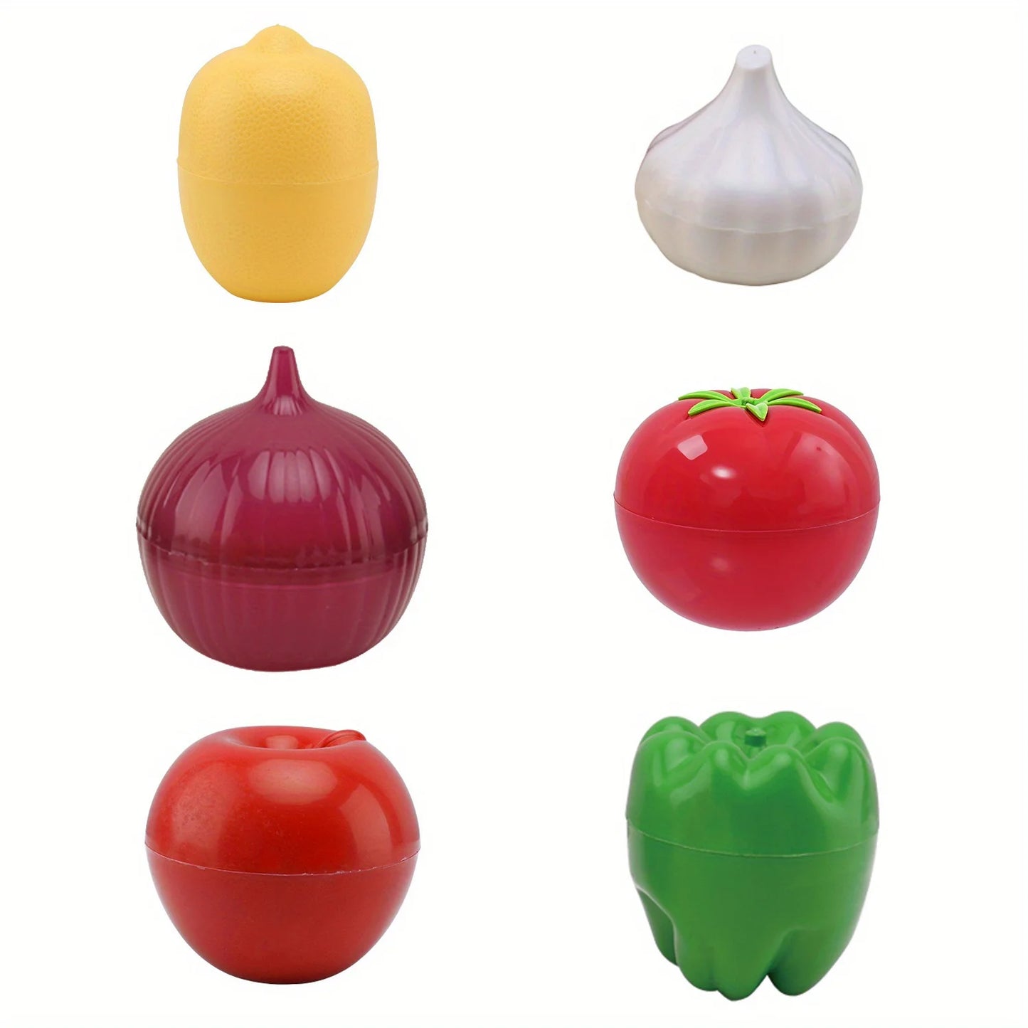 Plastic Food Storage Box Vegetable Fruit Sealed Box Kitchen Crisper Containers Onion Garlic Green Pepper Fresh Storage Tools