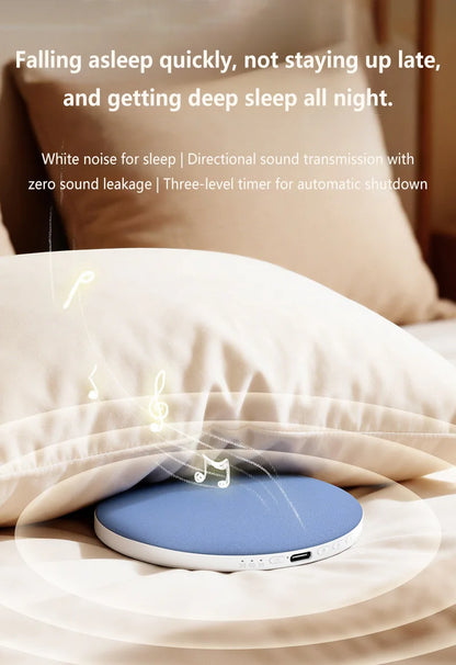 Głośnik Bluetooth do spania pod poduszkę, przenośne urządzenie audio przy łóżku, miękki głośnik do poduszki dla relaksu, snu i domowego relaksu