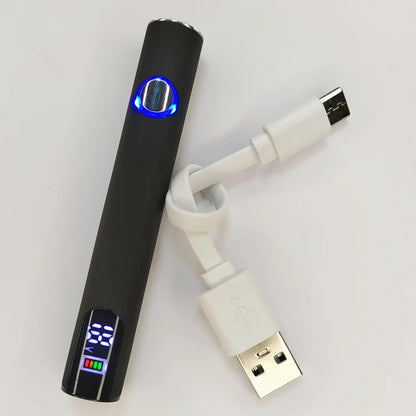 5 PCS LED 510 Thread Battery 500mAh Cart Pen Adjustable Voltage Portable Electric Soldering Iron Welding