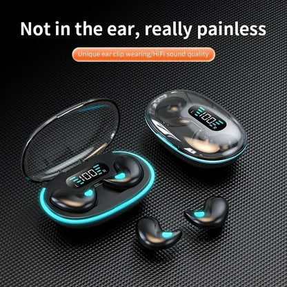 Sleeping Earbuds Wireless Mini Headphones For Work TWS Bluetooth Earphone Stereo Hidden Headsets with Mic HD Call Waterproof