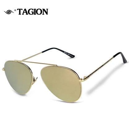 TAGION Brand New Men's Pilot Sunglasses Women Men Alloy Frame Fashion Sunglasses Driving Lenses Unisex Eyewear 2767