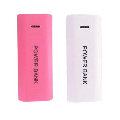 1/2pcs Power Bank Case 1-Cell 18650 Battery Box for Smart Phone Charge 5V 1A for 18650 Battery with Indicator Light