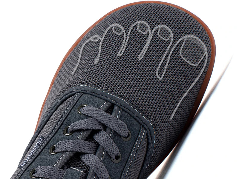 HOBIBEAR Wide-Toe-Box Barefoot Shoes for Men Minimalist Breathable Comfortable Trail Walking Shoes
