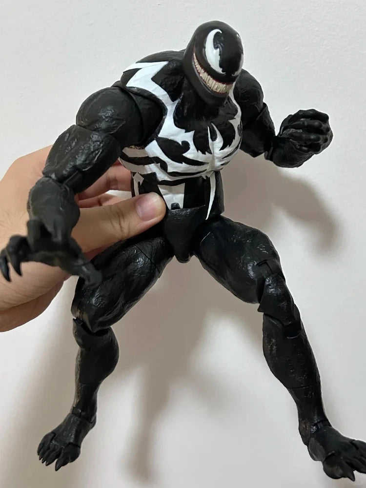New Venom Highly Articulated Action Figure with Swappable Heads Boxed PVC Collectible Model Desktop Display Hobby Toy Gift