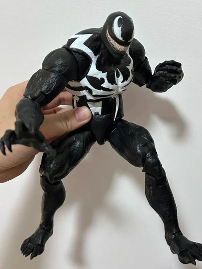 New Venom Highly Articulated Action Figure with Swappable Heads Boxed PVC Collectible Model Desktop Display Hobby Toy Gift