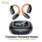 NE27 Bluetooth V5.4 Earphones OWS Sports Bluetooth Wireless Headphones AI Translator Earbuds LCD Touch Screen Open-Ear