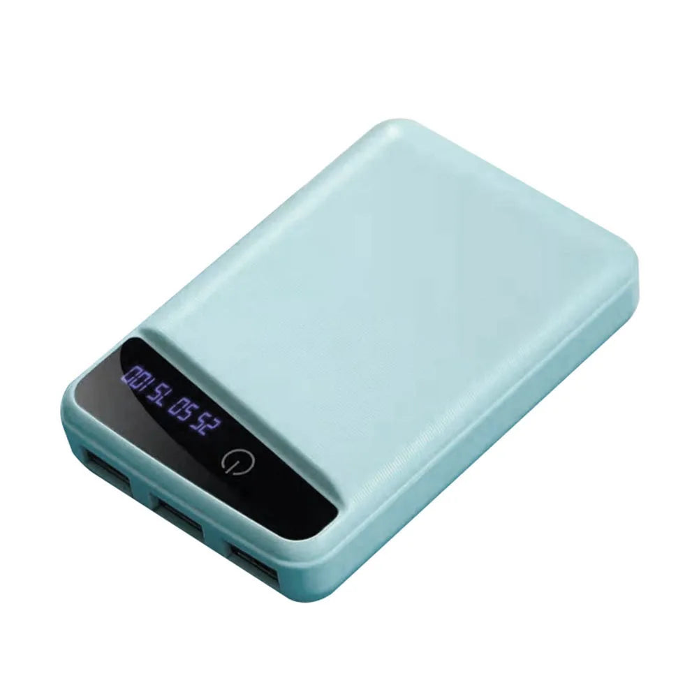 DIY Power Bank Box Rechargeable Flat Head Battery Charger Outer Case for Women Girls Birthday Gift