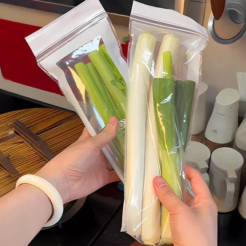Fruits Vegetables Fresh-keep Bags Reusable Refrigerator Storage Bags Thickened Leakproof Containers Kitchen Sealed Packaging Bag