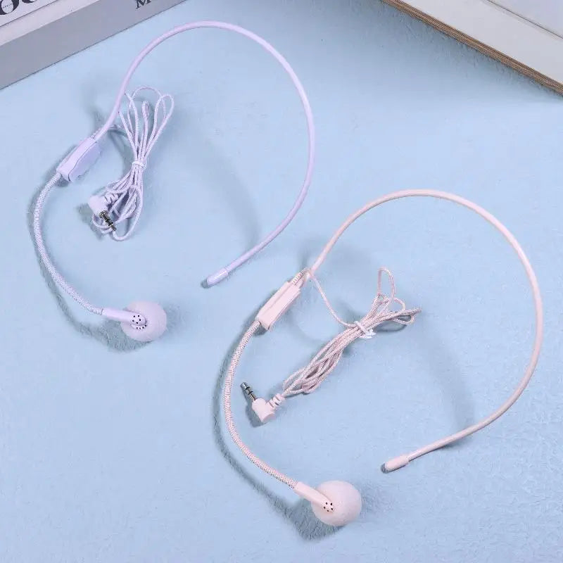 1Pc Wired 3.5mm Plug Guide Lecture Speech Headset Mic Portable Head-mounted Headset Microphone For Teaching Meeting