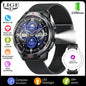 LIGE 1100mAh Military Outdoor Smart Watch Men 1.7" Large Display Compass Sports Watch IP68 Waterproof Bluetooth Call Smartwatch
